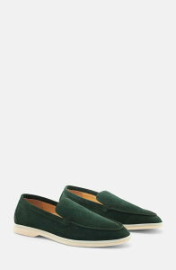 �X�J���b�\ �����Y �V���[�Y ���[�t�@�[ SCAROSSO Ludovico Loafers Green - Suede �O���[��