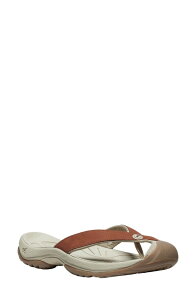 �L�[�� ���f�B�[�X �V���[�Y �T���_�� KEEN Waimea Waterprooflip Flop Sorrel Horse/ Plaza Taupe �g�[�v
