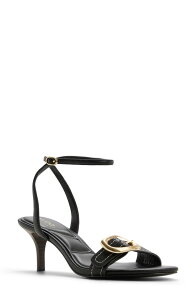 �A���h ���f�B�[�X �V���[�Y �q�[�� �T���_�� �A���N�� ALDO Emmarose Ankle Strap Sandal Black �u���b�N