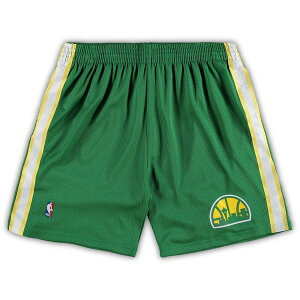 �~�b�`�F��&�l�X �����Y �{�g���X �n�[�t�p���c�E�V���[�c �g�[�� �V���[�g�p���c Men's Mitchell & Ness Kelly Green Seattle SuperSonics Big & Tall Hardwood Classics Team Swingman Shorts Kelly Green �O���[��