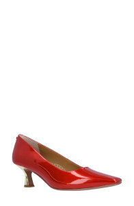 �W�F�C���j�[ ���f�B�[�X �V���[�Y �q�[�� J. Renellsey Kitten Heel Pump Red ���b�h