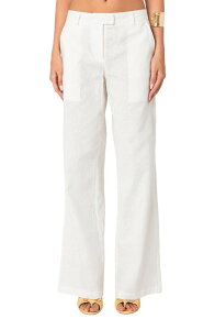 �A�f�B�N�e�b�h ���f�B�[�X �{�g���X ���M���X �p���c �R�b�g�� EDIKTED Arya Cotton Pants Cream �N���[��