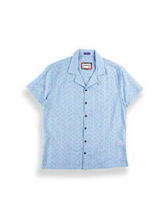 �\�x���A���R�[�h �����Y �g�b�v�X �V���c Sovereign Code Men's Notting Shirt Clear Sky