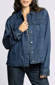 �X���b�h�A���h�T�v���C ���f�B�[�X �{�g���X �f�j���p���c �W���P�b�g Thread & Supply Jackie Denim Trucker Jacket Ink Wash �f�j��
