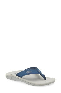 �I���J�C �����Y �V���[�Y �T���_�� OluKai Ohana Flip Flop Coastal Blue/Ash �A�b�V��
