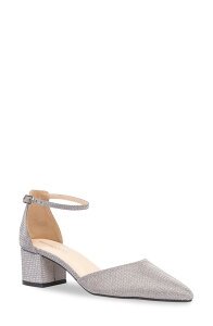 �^�b�`�A�b�v ���f�B�[�X �V���[�Y �q�[�� �A���N�� Touch Ups Tegankle Strapointed Toe Pump Silver �V���o�[