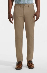 �����Y�G���h �����Y �{�g���X �J�W���A���p���c �X�����t�B�b�g Lands' End Travel Kit Slim Fit Chino Pant Khaki �J�[�L