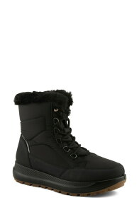 �t���N�T�X ���f�B�[�X �V���[�Y �u�[�c�E���C���u�[�c Flexus by Spring Step Laroui Waterproof Winter Boot Black �u���b�N