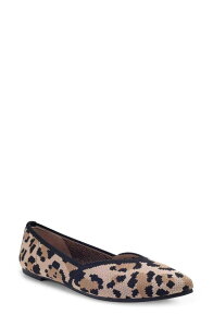 �~�[�g�D�[ ���f�B�[�X �V���[�Y �p���v�X Me Too Alivia Pointed Toe Flat Leopard �A�j�}��