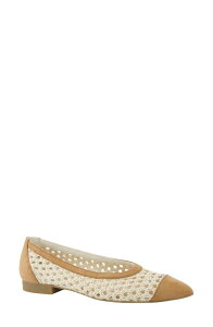 �|�[���E�O���[�� ���f�B�[�X �V���[�Y �p���v�X Paul Green Daisy Pointed Toe Flat Sisal Nature Nubuk Diva