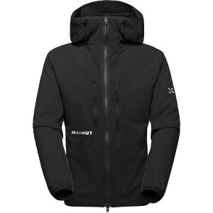 �}���[�g �����Y �A�E�^�[ �W���P�b�g�E�u���]�� �t�[�f�b�h�W���P�b�g Mammut Eiger Nordwand In Flex Air Hooded Jacket - Men's Black �u���b�N