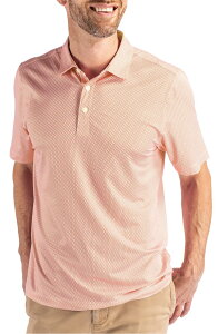 �J�b�^�[�A���h�o�b�N �����Y �g�b�v�X �|���V���c �v�����g Cutter & Buck Pike Symmetry Print Recycled Blend Polo White/ College Orange �z���C�g