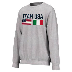 �A�E�^�[�X�^�b�t �����Y �p�[�J�[�E�X�E�F�b�g �V���c Men's Outerstuff Heather Gray Team USA Sweatshirt Heather Gray �O���[