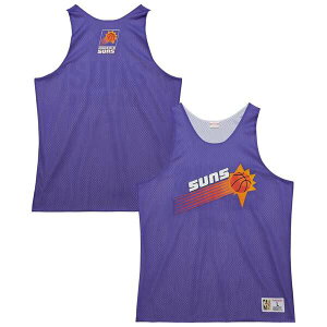 �~�b�`�F��&�l�X �����Y �g�b�v�X �V���c ���b�V�� �W���[�W�[ Men's Mitchell & Ness Purple/White Phoenix Suns Hardwood Classics Reversible Mesh Practice Jersey Purple �p�[�v��