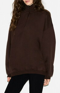 �X�L���Y ���f�B�[�X �A�E�^�[ �p�[�J�[�E�X�E�F�b�g �n�[�t�W�b�v SKIMSlouchy Half Zipullover Espresso
