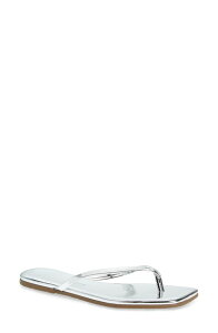 �e�B�L�[�Y ���f�B�[�X �V���[�Y �T���_�� TKEES Lily Square Toe Flip Flop Chrome
