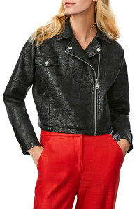 �x���i���h ���f�B�[�X �A�E�^�[ �W���P�b�g�E�u���]�� ���U�[ �t�F�C�N���U�[ Bernardo Bleecker Faux Leather Moto Jacket Black �u���b�N