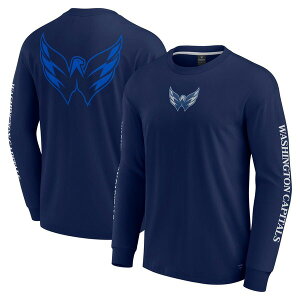 �t�@�i�e�B�N�X �����Y �g�b�v�X T�V���c �L���b�v Men's Fanatics Navy Washington Capitals Elementstrive Long Sleeve T-Shirt Navy �l�C�r�[