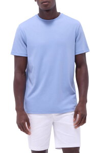 �u�K�b�` �����Y �g�b�v�X T�V���c �R�b�g�� Bugatchi Hank Solid Pima Cotton T-Shirt Air Blue �u���[