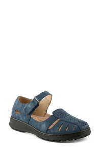 �t���N�T�X ���f�B�[�X �V���[�Y �p���v�X �T���_�� Flexus by Spring Step Otero Sandal Navy �l�C�r�[