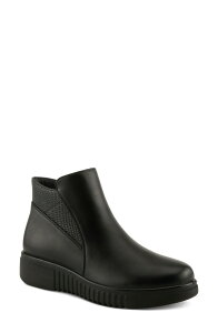 �t���N�T�X ���f�B�[�X �V���[�Y �u�[�c�E���C���u�[�c Flexus by Spring Step Baglama Bootie Black �u���b�N
