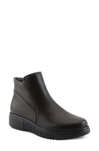 �t���N�T�X ���f�B�[�X �V���[�Y �u�[�c�E���C���u�[�c Flexus by Spring Step Baglama Bootie Dark Brown �u���E��