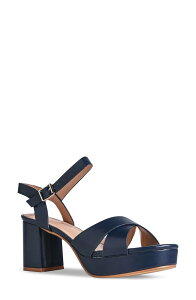 �^�b�`�A�b�v ���f�B�[�X �V���[�Y �q�[�� �v���b�g�t�H�[�� �T���_�� �A���N�� Touch Ups Toby Ankle Straplatform Sandal Navy �l�C�r�[