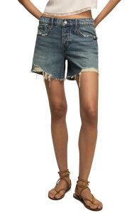 ���b�L�[�u�����h ���f�B�[�X �{�g���X �f�j���p���c �V���[�g�p���c Lucky Brand Baggy Stretch Denim Shorts Feel The Beat Wash �f�j��