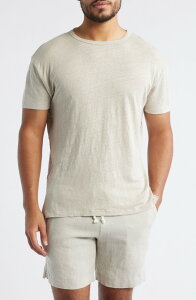 �A���b�N�X�N���[�� �����Y �g�b�v�X T�V���c ���l�� ALEX CRANE Sun Linen T-Shirt Bone