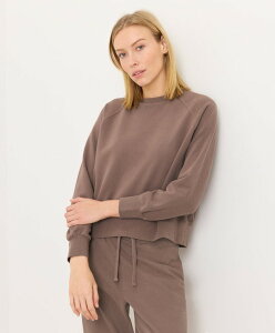 �p�N�g ���f�B�[�X �A�E�^�[ �p�[�J�[�E�X�E�F�b�g �j�b�g Pact CloudKnit Raglan Crew Deep Taupe �g�[�v