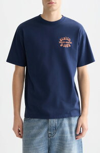 �X�R�b�`�A���h�\�[�_ �����Y �g�b�v�X T�V���c �����b�N�X�t�B�b�g �O���t�B�b�N Scotch & Soda Desert Solstice Relaxed Fit Graphic T-Shirt Pageant Blue �u���[
