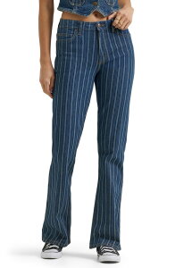 ���[ ���f�B�[�X �V���[�Y �u�[�c�E���C���u�[�c�J�b�g �W�[���Y Lee Stripe Mid Rise Bootcut Jeansonic Speed �X�g���C�v