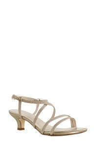�^�b�`�A�b�v ���f�B�[�X �V���[�Y �q�[�� �T���_�� Touch Ups Maisie Kitten Heel Slingback Sandal Champagne �V�����p��