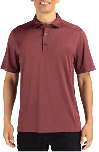 �J�b�^�[�A���h�o�b�N �����Y �g�b�v�X �|���V���c Cutter & Buck Forge Recycled Blend Polo Dark Bordeaux Heather �w�U�[