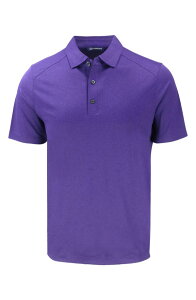 �J�b�^�[�A���h�o�b�N �����Y �g�b�v�X �|���V���c Cutter & Buck Forge Recycled Blend Polo Dark College Purple Heather �w�U�[
