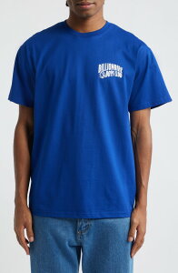 �r���I�l�A�{�[�C�Y�N���u �����Y �g�b�v�X T�V���c ���S �O���t�B�b�N Billionaire Boys Club Curve Logo Short Sleeve Graphic T-Shirt Sodalite Blue �u���[