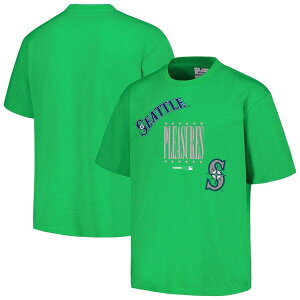 �v���W���[�Y �����Y �g�b�v�X T�V���c Men's PLEASURES Green Seattle Mariners Repurpose T-Shirt Green �O���[��