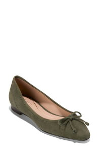 �R�[���n�[�� ���f�B�[�X �V���[�Y �p���v�X Cole Haan Paget Ballet Flat Olive Night Suede �I���[�u