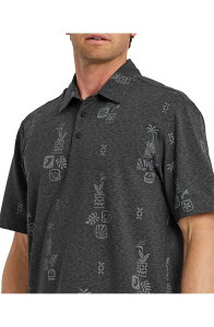 �N�C�b�N�V���o�[ �E�H�[�^�[ �}�� �����Y �g�b�v�X �V���c Quiksilver Waterman Mystic Fin Short Sleeve Shirt Phantom
