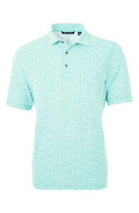 �J�b�^�[�A���h�o�b�N �����Y �g�b�v�X �|���V���c �v�����g Cutter & Buck Virtue Piqu Botanical Print Polo Fresh Mint �~���g