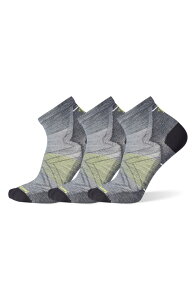 �X�}�[�g�E�[�� �����Y �A���_�[�E�F�A �C�� �A���N�� Smartwool 3-Pack Run Zero Cushion Ankle Socks Run Medium Gray �O���[