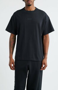 �t�B�A�I�u�S�b�h �����Y �g�b�v�X T�V���c ���B���e�[�W ���S Fear of God Essentials Vintage Fit Logo T-Shirt Jet Black �u���b�N