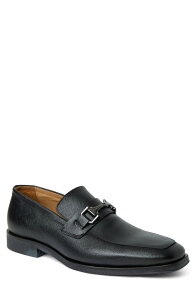 �u���[�m�}�O�� �����Y �V���[�Y ���[�t�@�[ Bruno Magli Raging Bit Loafer Black Saffiano �u���b�N