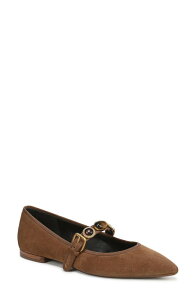 ���F���j�J �x�A�[�h ���f�B�[�X �V���[�Y �p���v�X Veronica Beard Selene Charms Pointed Toe Flat Hazelwood