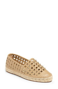 �T���N �Z�v�g ���f�B�[�X �V���[�Y �T���_�� �L���b�v Cinq Sept Rochel Cage Studded Espadrille Cap Toe Flat Brown Sugar �u���E��