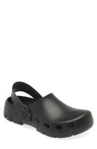 �r���P���V���g�b�N �����Y �V���[�Y �X���b�|���E���[�t�@�[ Birkenstock Birki Flow Clog Black �u���b�N