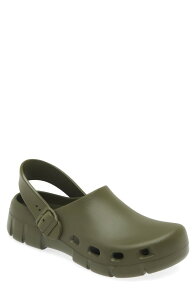 �r���P���V���g�b�N �����Y �V���[�Y �X���b�|���E���[�t�@�[ Birkenstock Birki Flow Clogreen �O���[��