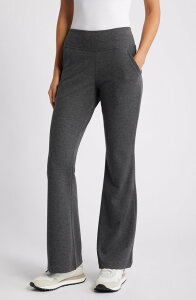 �q���[ ���f�B�[�X �{�g���X ���M���X �j�b�g Hue Ponte Knit Flare Leggings Grey Heather �O���[