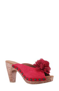 �j�i ���f�B�[�X �V���[�Y �q�[�� �T���_�� Nina Veneto Sandal Poppy
