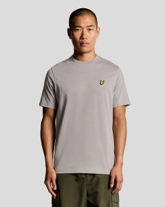 ���C���A���h�X�R�b�g �����Y �g�b�v�X T�V���c �N���[�l�b�N Lyle & Scott Crew Neck Short Sleeve T-Shirt Gull Grey �O���[